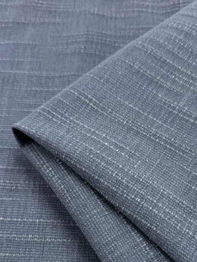 Pure Linen Tweed - Blue Fusion - 150cm