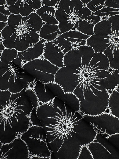 Broderie Anglaise- Blue - 135cm