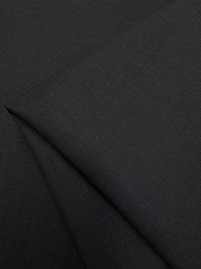 Linen Blend - Black - 148cm