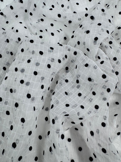 Textured Chiffon - Dot Breeze - 155cm