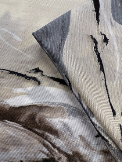 Viscose Knit Jersey - Ink Petal - 135cm