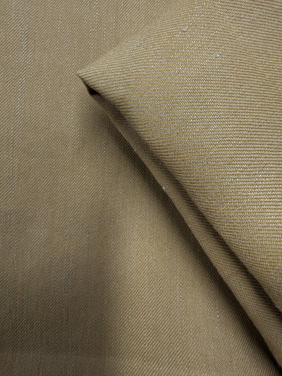 Pure Linen Twill - Golden Brown - 140cm
