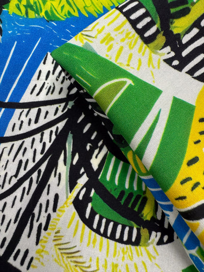 Designer Rayon - Electric Jungle - 145cm