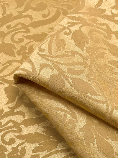 Designer Damask - Oak Buff - 155cm