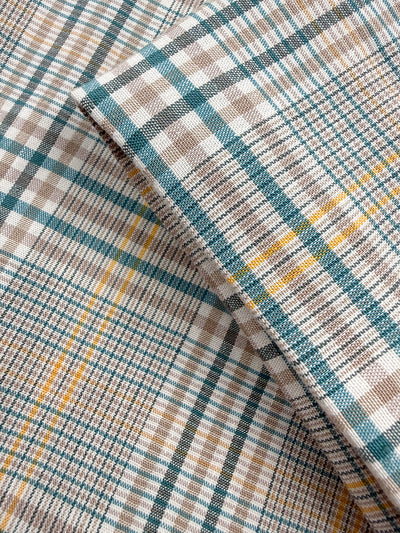 Stretch Linen Plaid - Heritage - 132cm