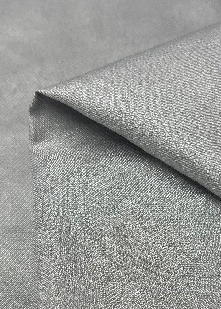 Mercerized Designer Polyester - Silver - 145cm - Super Cheap Fabrics